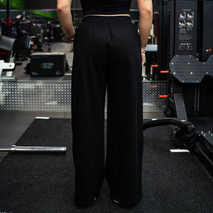 WOMEN WIDE-LEG PUMP COVER PANTS
